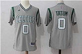 Boston Celtics #0 Jayson Tatum Gray Pride Swingman Jersey,baseball caps,new era cap wholesale,wholesale hats